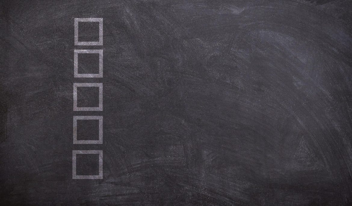 Accounts and tax checklist
