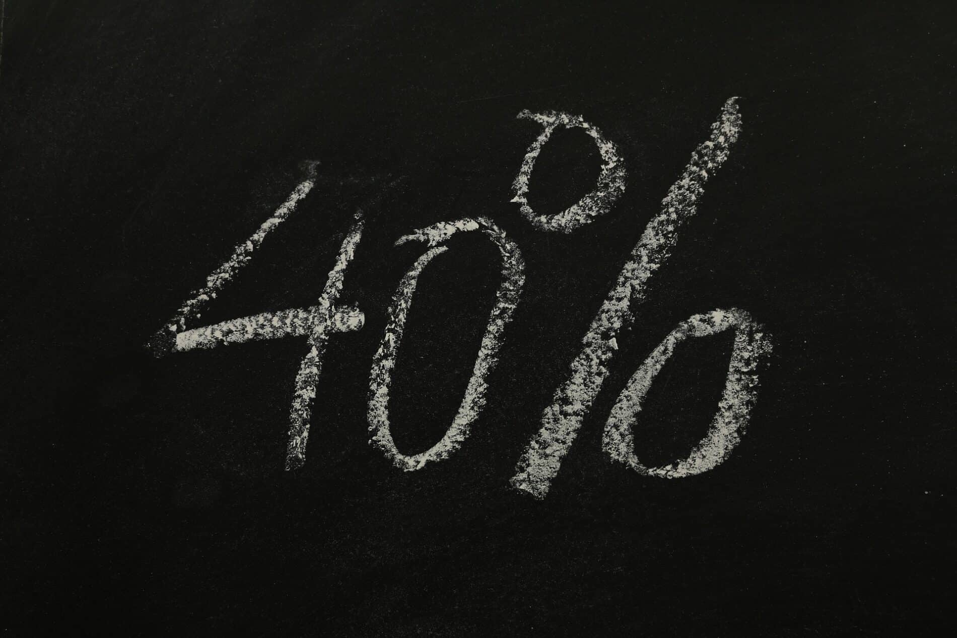 Why 40% pay is the best way